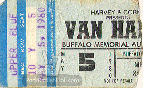 Van Halen 05-05-80 Buffalo Memorial Auditorium - Buffalo, NY