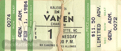 Van Halen 02-01-84 Charlotte Colisuem - Charlotte, NC